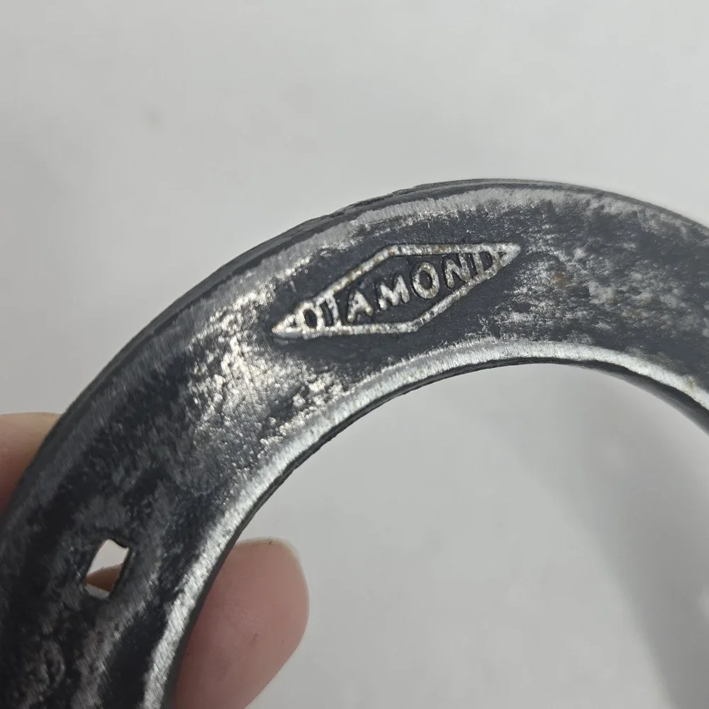 Vtg Diamond Classic Triple Horseshoe Ring Puzzle DC000 Western Decor Collectible